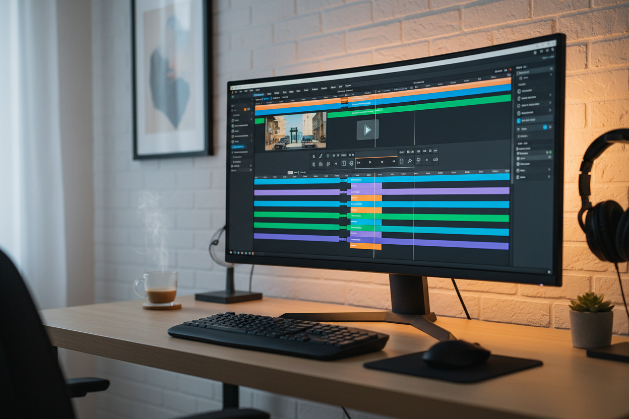Video editing workspace